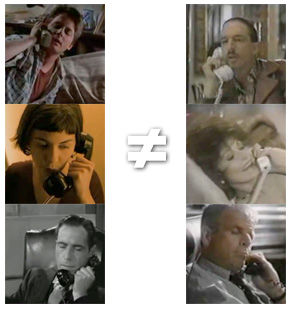 But Apple’s “Hello” commercial is not a ripoff of Marclay’s “Telephones”